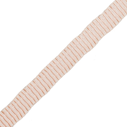 Italian Blush Plisse Trim - 0.625" Detail