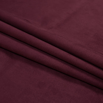 Burgundy True Heavy Scuba Knit Suede Detail