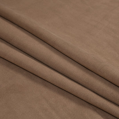 Cognac Heavy Scuba Knit Suede Detail