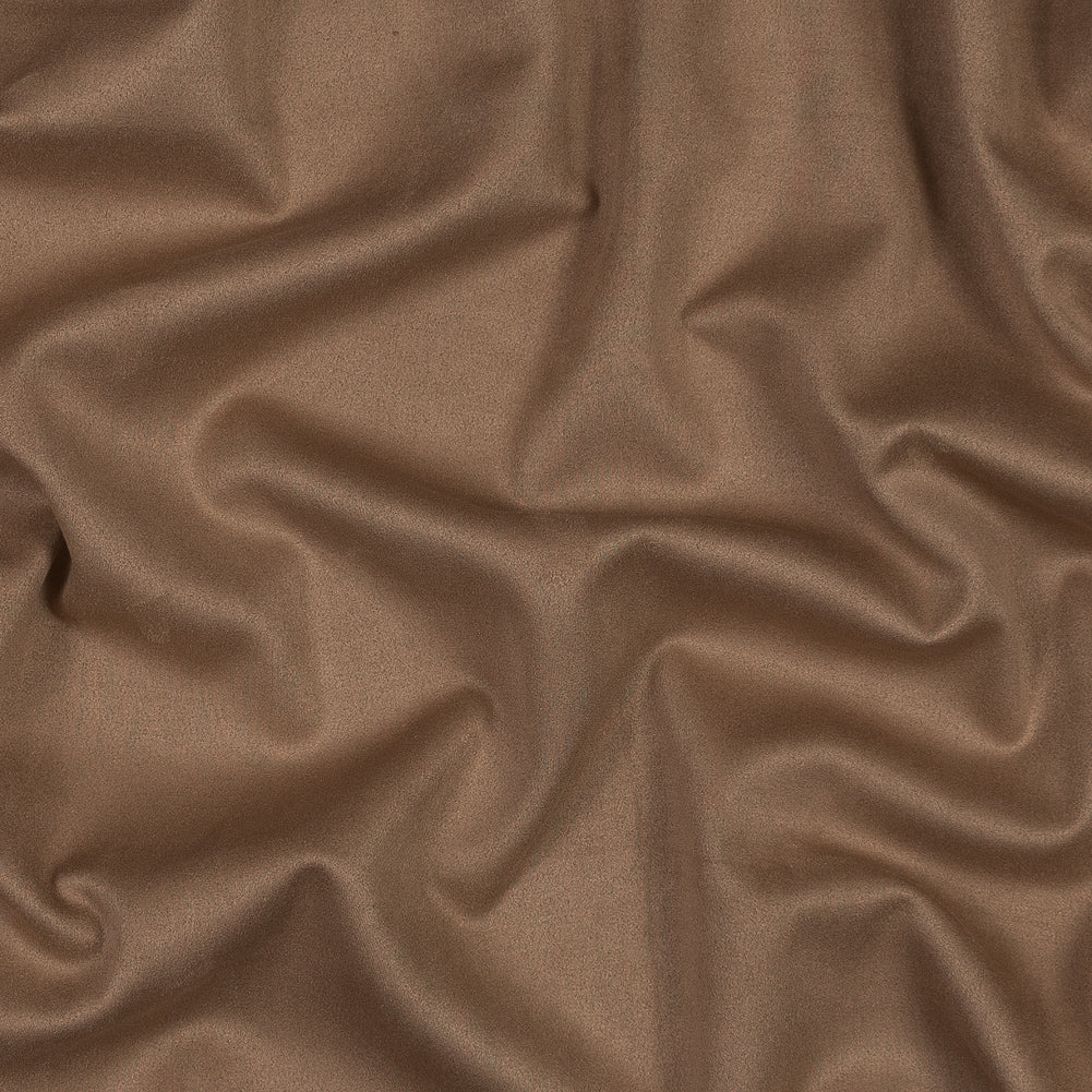 Cognac Heavy Scuba Knit Suede
