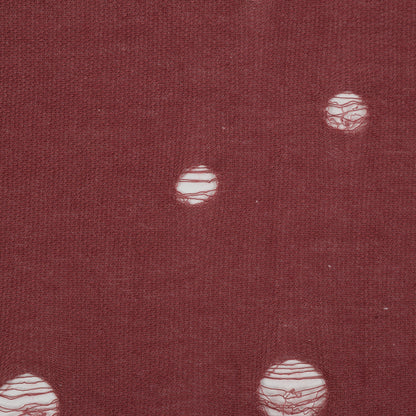 Rose Distressed French Terry Full