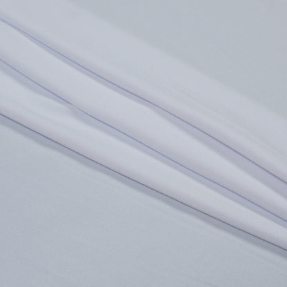 White Double Sided Brushed DTY Jersey Detail