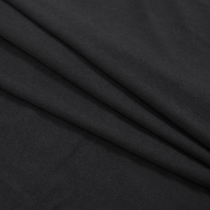 Black Double Sided Brushed DTY Jersey Detail