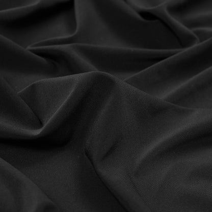 Black Heavy Matte Jersey Detail