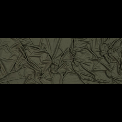 Olive Washed Rayon Jersey Folded