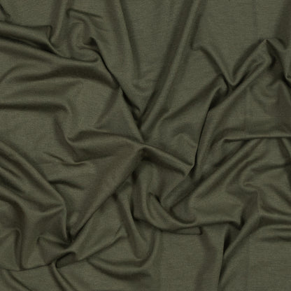 Olive Washed Rayon Jersey