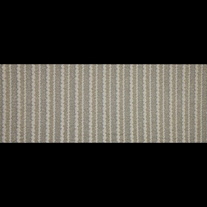 Charcoal and Metallic Gold Striped Stretch Knit Full