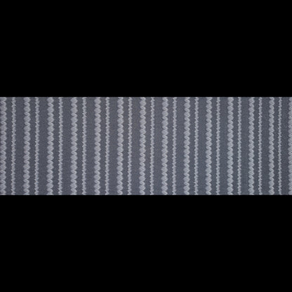 Navy and Metallic Silver Striped Stretch Knit Folded