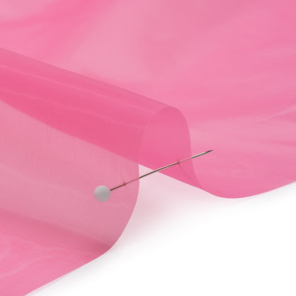 Smooth Organza - Cerise Pink - Portia Collection Folded