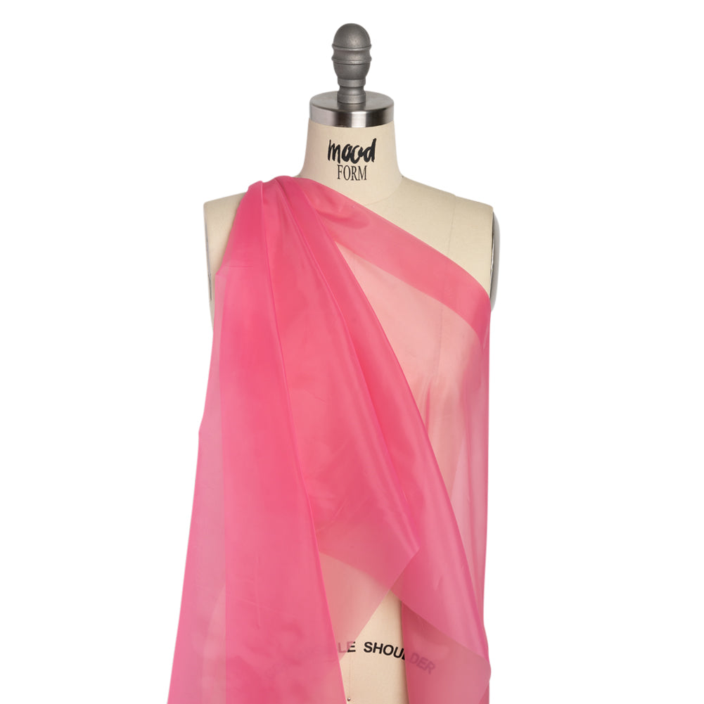 Smooth Organza - Cerise Pink - Portia Collection Detail