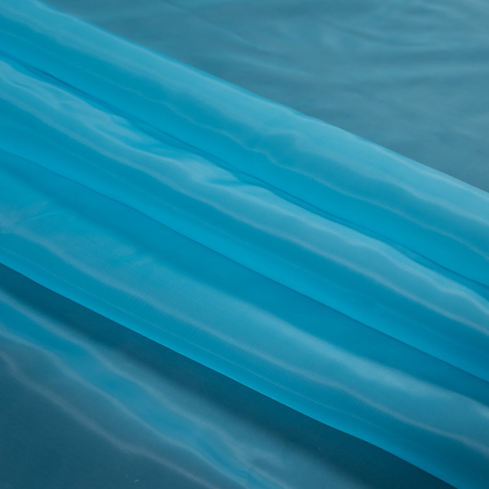 Smooth Organza - Sky Blue - Portia Collection Detail