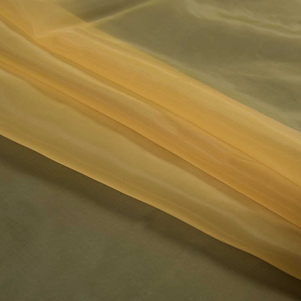 Smooth Organza - Sunshine Yellow - Portia Collection Detail