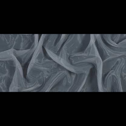 Smooth Organza - Silver - Portia Collection Folded