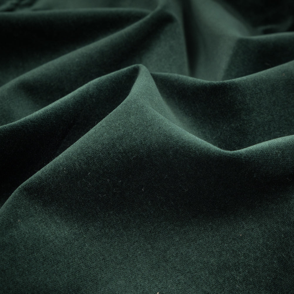 Forest Green Cotton Velveteen Detail