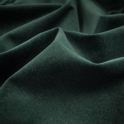 Forest Green Cotton Velveteen Detail