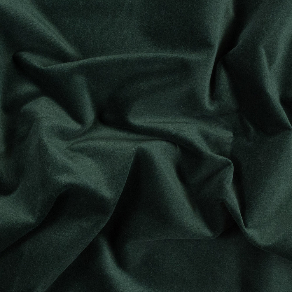 Forest Green Cotton Velveteen