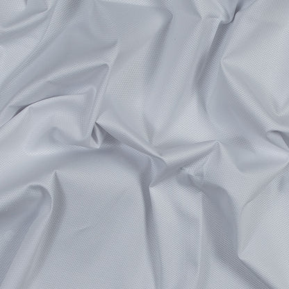 White Stretch Woven Cotton Pique