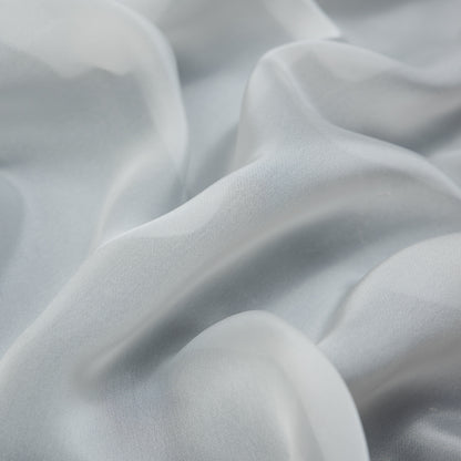 White Billowy Viscose and Poly Organza Full