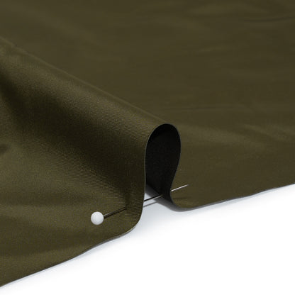 Water-Resistant Polyester Twill - Dark Olive - Fisher Collection