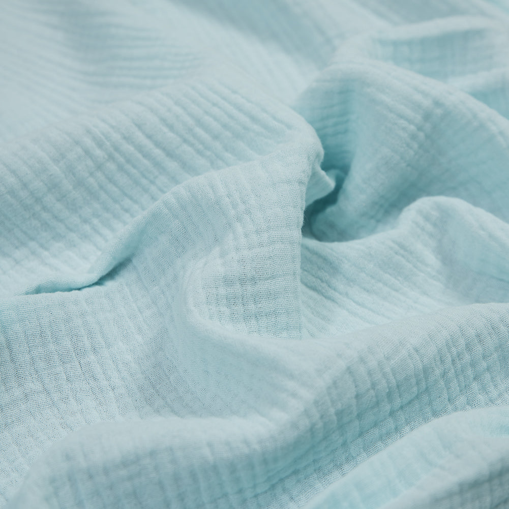 Double Cotton Gauze - Blue Glass - Talamanca Collection Full