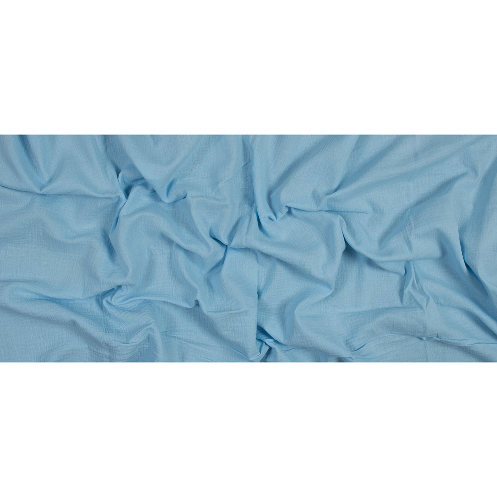 Double Cotton Gauze - Powder Blue - Talamanca Collection Folded