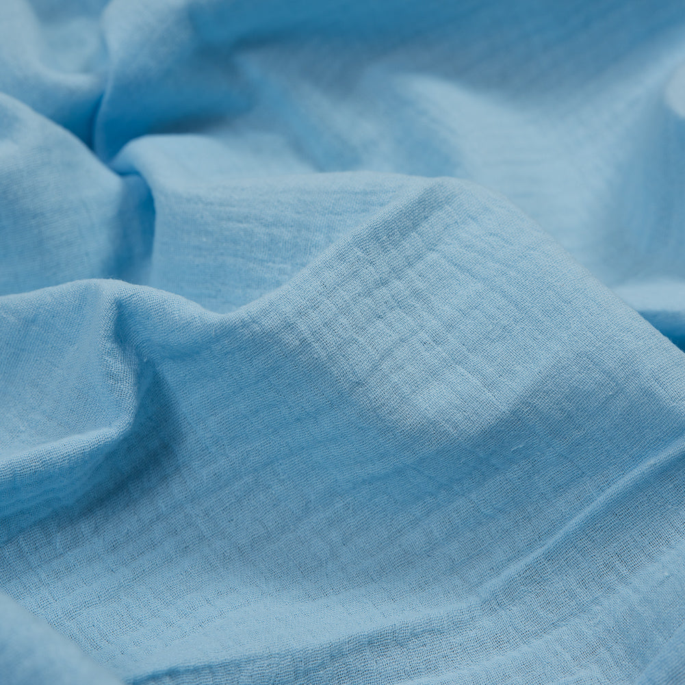 Double Cotton Gauze - Powder Blue - Talamanca Collection Full