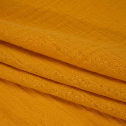 Double Cotton Gauze - Mustard - Talamanca Collection Detail