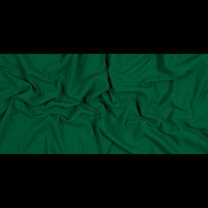 Double Cotton Gauze - Kelly Green - Talamanca Collection Folded