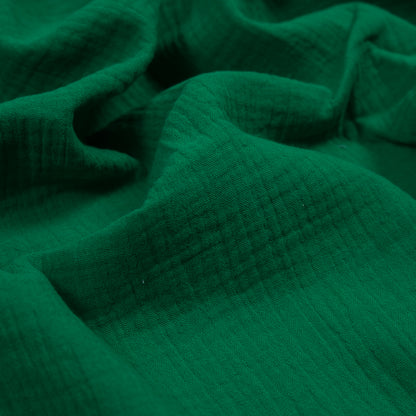 Double Cotton Gauze - Kelly Green - Talamanca Collection Full