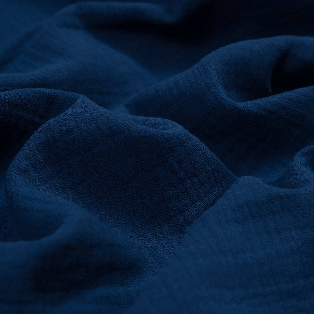 Double Cotton Gauze - Royal Blue - Talamanca Collection Full