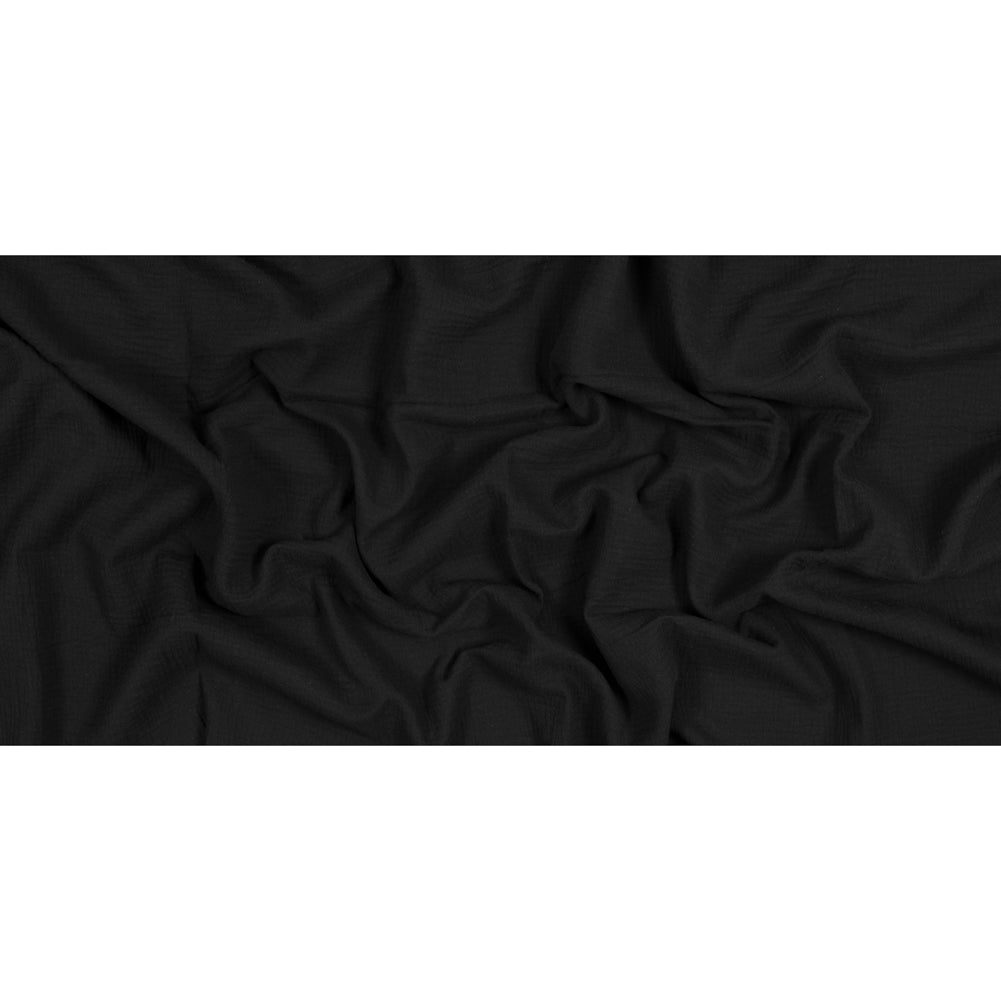 Double Cotton Gauze - Black - Talamanca Collection Folded