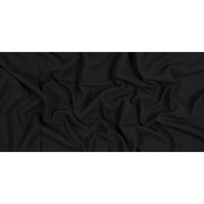 Double Cotton Gauze - Black - Talamanca Collection Folded