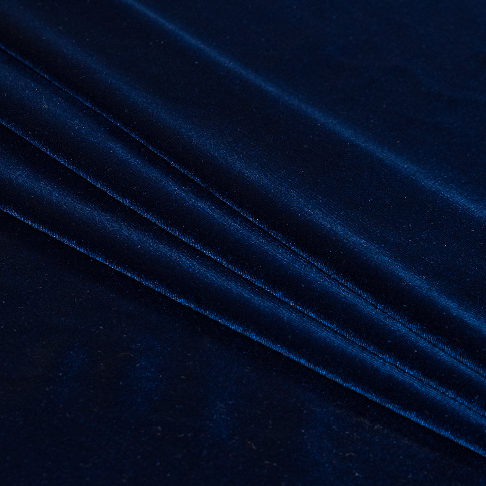 Stretch Velour - Royal Blue - Persica Collection Detail