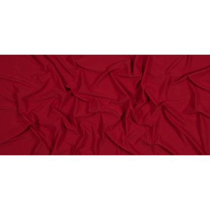 Red Antibacterial and Wicking Polyester Jersey Folded