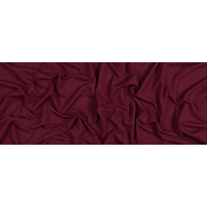 Bamboo and Cotton Stretch Knit Fleece - Heretic Red - Jessamyn Collection Folded