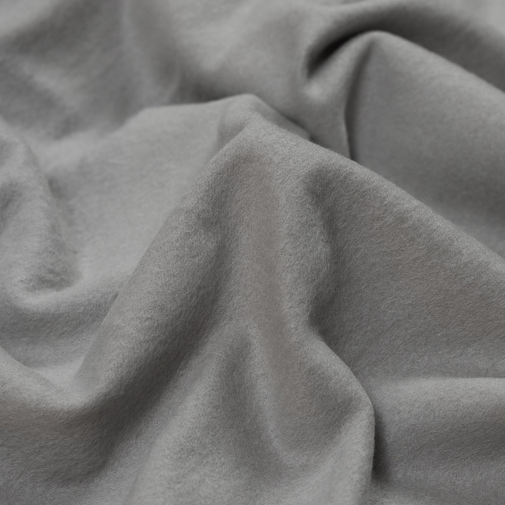 Bamboo and Cotton Stretch Knit Fleece - Gray Flint - Jessamyn Collection Full