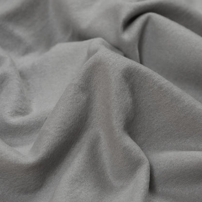 Bamboo and Cotton Stretch Knit Fleece - Gray Flint - Jessamyn Collection Full