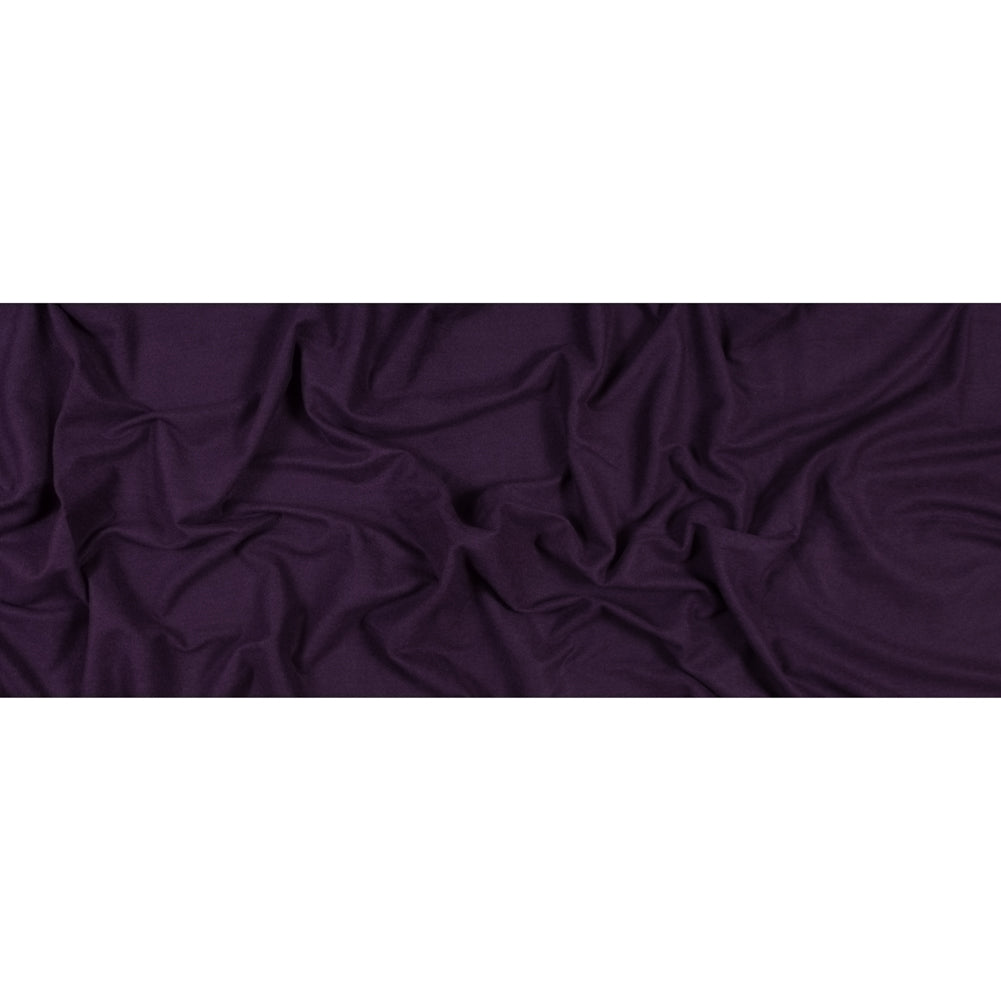 Bamboo and Cotton Stretch Knit Fleece - Plum - Jessamyn Collection Folded