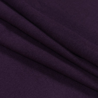 Bamboo and Cotton Stretch Knit Fleece - Plum - Jessamyn Collection Detail