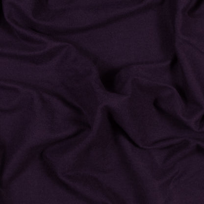 Bamboo and Cotton Stretch Knit Fleece - Plum - Jessamyn Collection