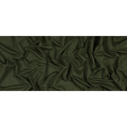 Bamboo and Cotton Stretch Knit Fleece - Moss Green - Jessamyn Collection Folded