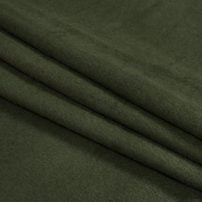 Bamboo and Cotton Stretch Knit Fleece - Moss Green - Jessamyn Collection Detail