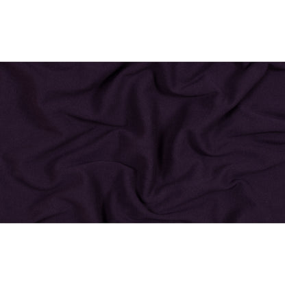 Plum Tubular Cotton Rib Knit Folded