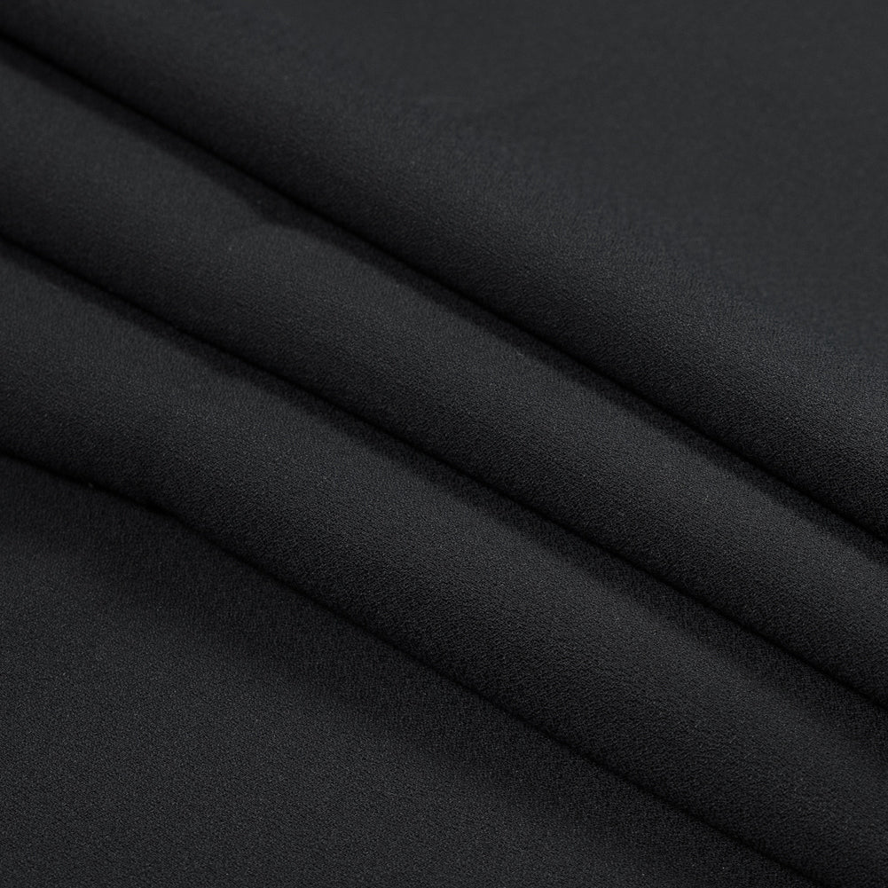 Jason Wu Black Heavy Viscose Crepe Folded
