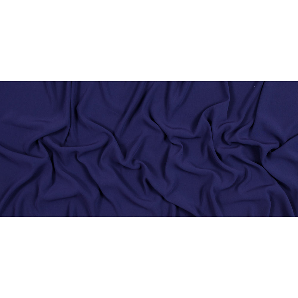 Purple Stretch Polyester Crepe Full