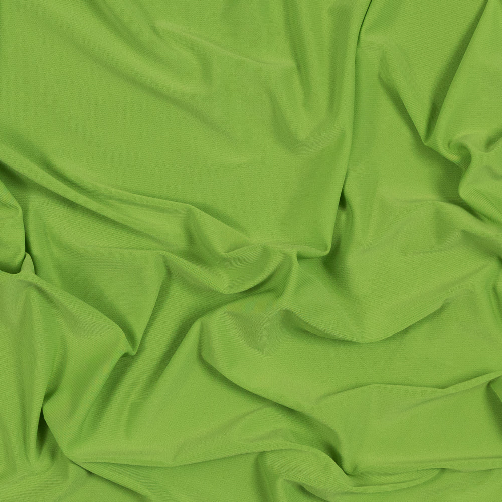 Neon Green ITY Stretch Matte Jersey