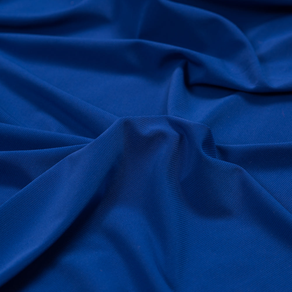Royal Blue ITY Stretch Matte Jersey Detail
