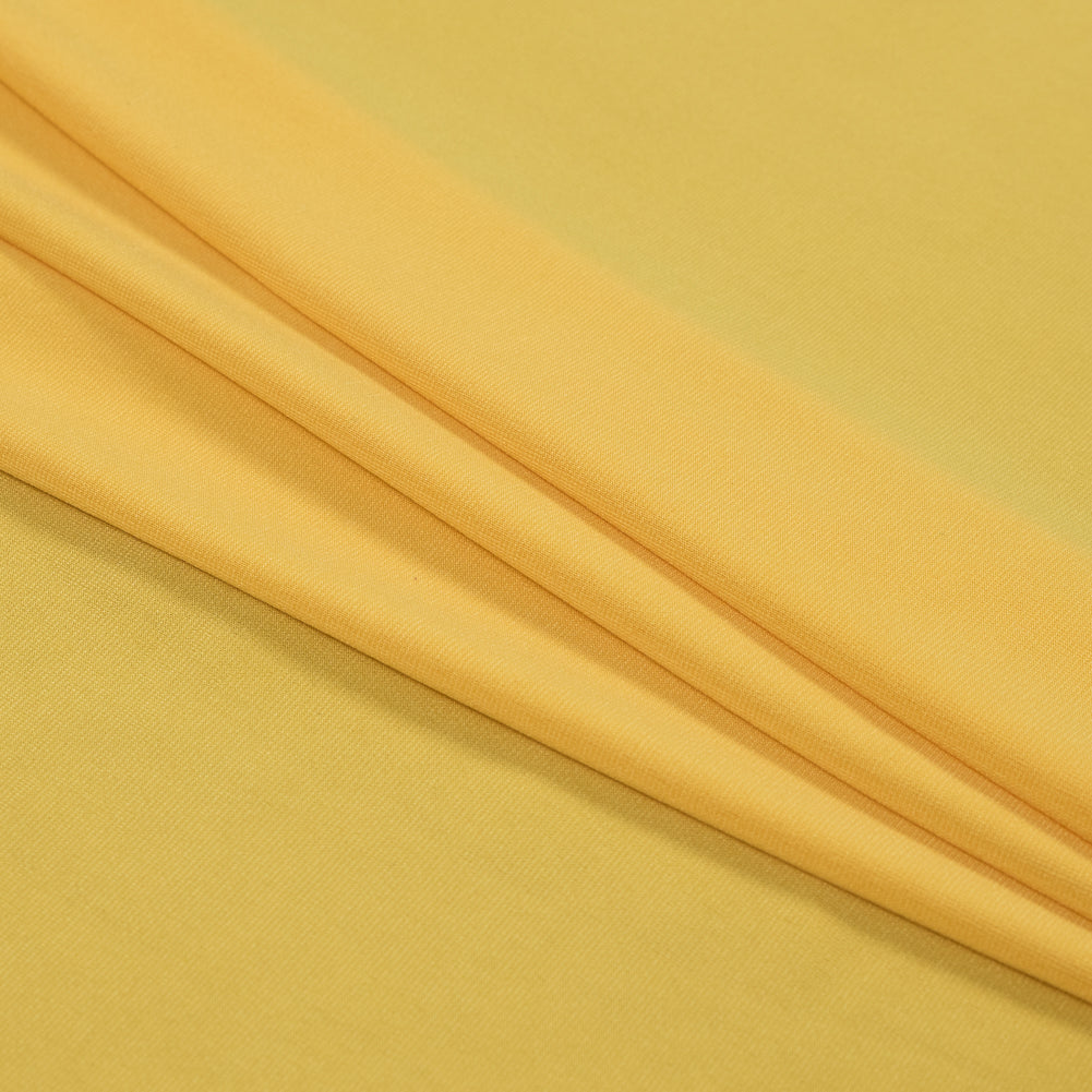 Saffron Yellow ITY Stretch Matte Jersey