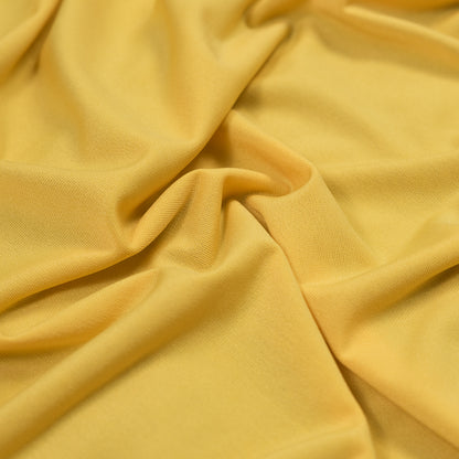 Saffron Yellow ITY Stretch Matte Jersey