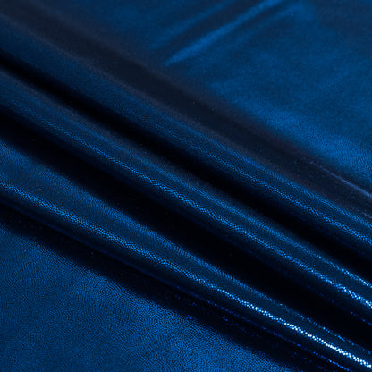 Metallic Performance Spandex - Platinum Folded